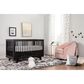 Babyletto Hudson 3-In-1 Convertible Crib in Black, , large