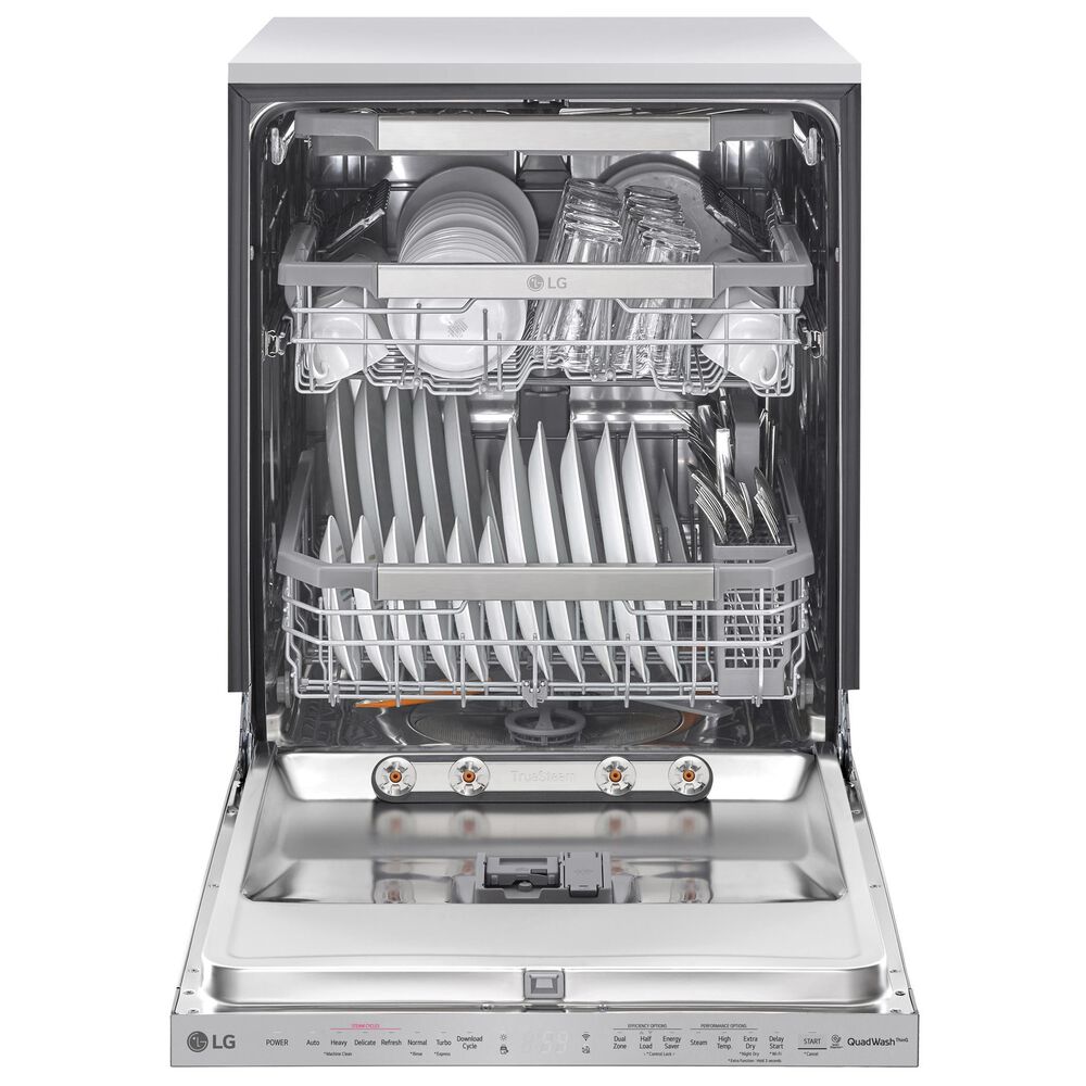 LG 2-Piece Kitchen Package with 26 Cu. Ft. InstaView Door-In-Door French Door Refrigerator and 24&quot; Smart Fully Integrated Dishwasher in Stainless Steel , , large