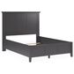 Urban Home Grace Eastern King Panel Bed in Raven Black, , large