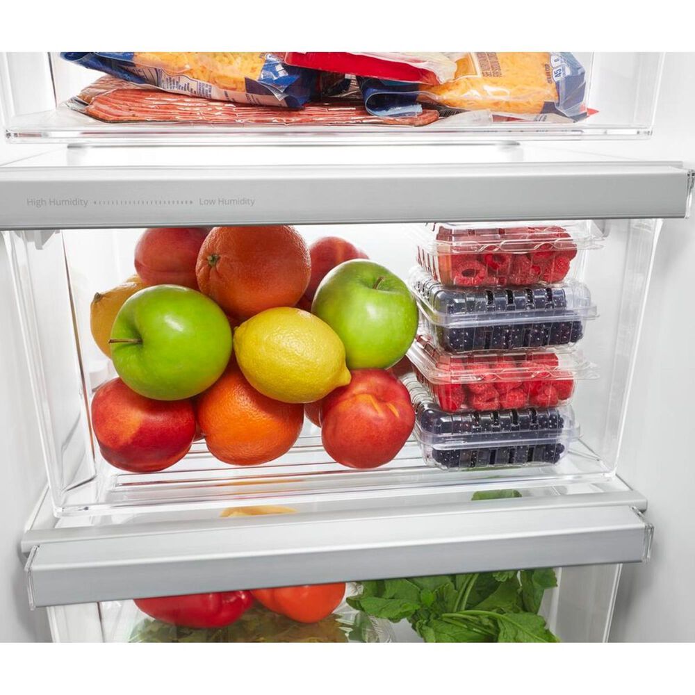 Whirlpool 24.5 Cu. Ft. 36" Wide Side-by-Side Refrigerator in Fingerprint Resistant in Black Stainless Steel, , large