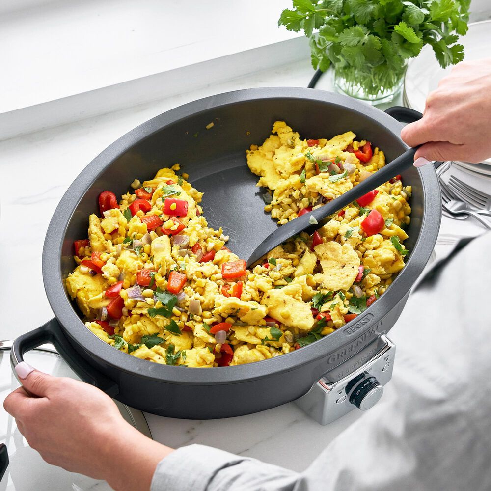 Green Pan Elite 21" Oval Electric Skillet in Graphite, , large