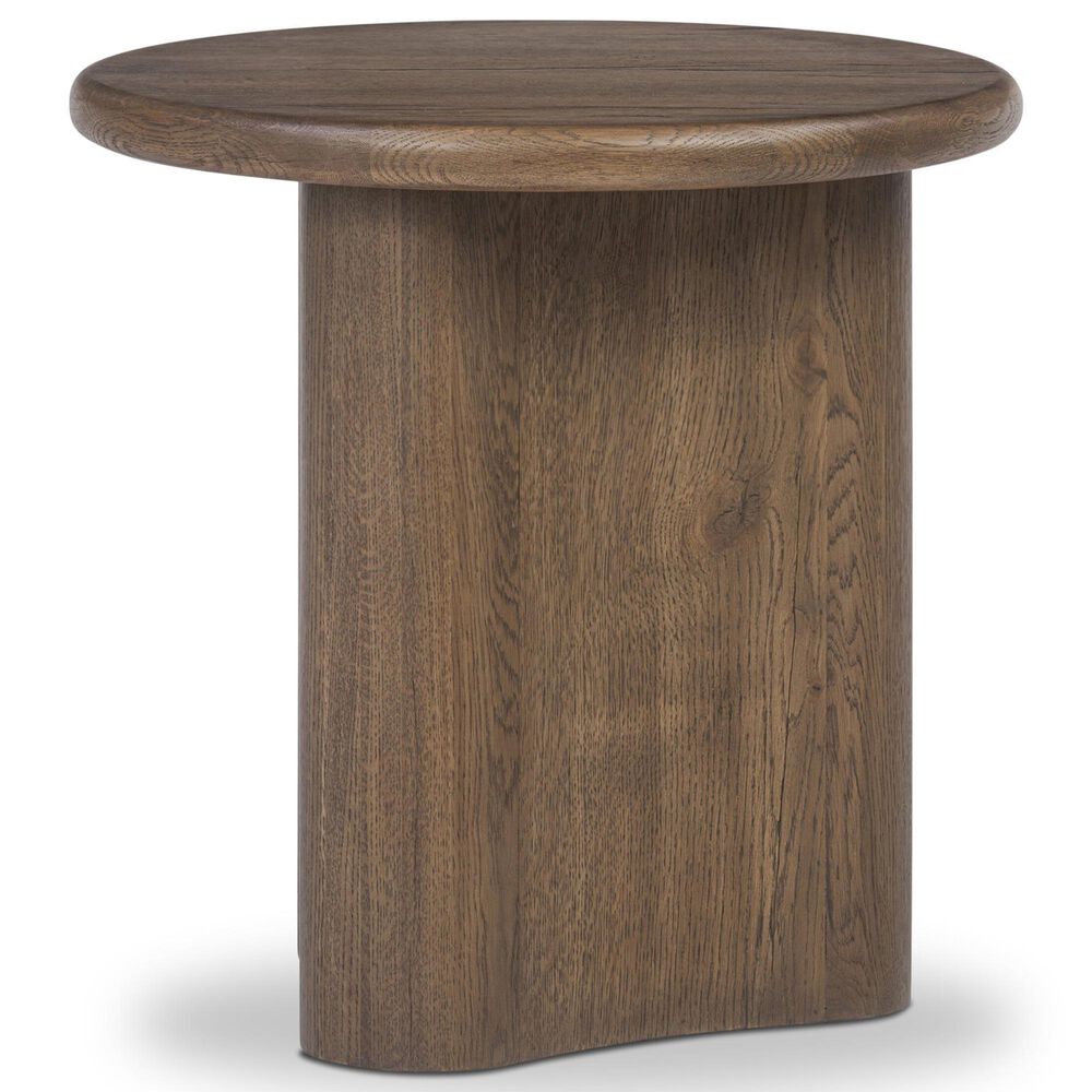 Amber Lewis x Four Hands Waylie End Table-Rustic Fawn in Rustic Fawn Veneer, , large