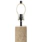 37B Agate Square Table Lamp in Natural Travertine, , large