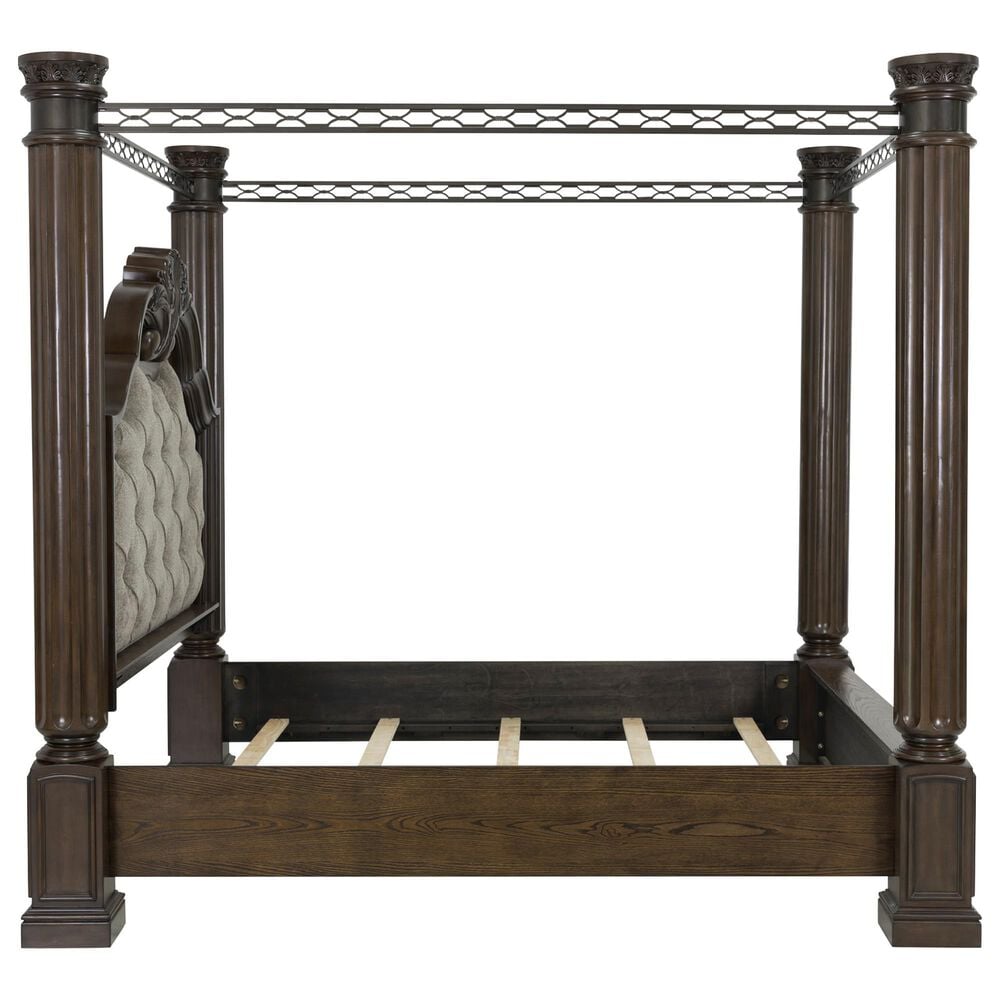 Millenium Maylee King Canopy Bed in Dark Brown, , large