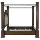Millenium Maylee King Canopy Bed in Dark Brown, , large