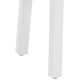 Linon Home Decor Holland Aluminum Side Table in White, , large