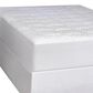 Allied Home Candice Olson Cal King Luxury Fiber Mattress Pad 300 Thread Count in White, , large