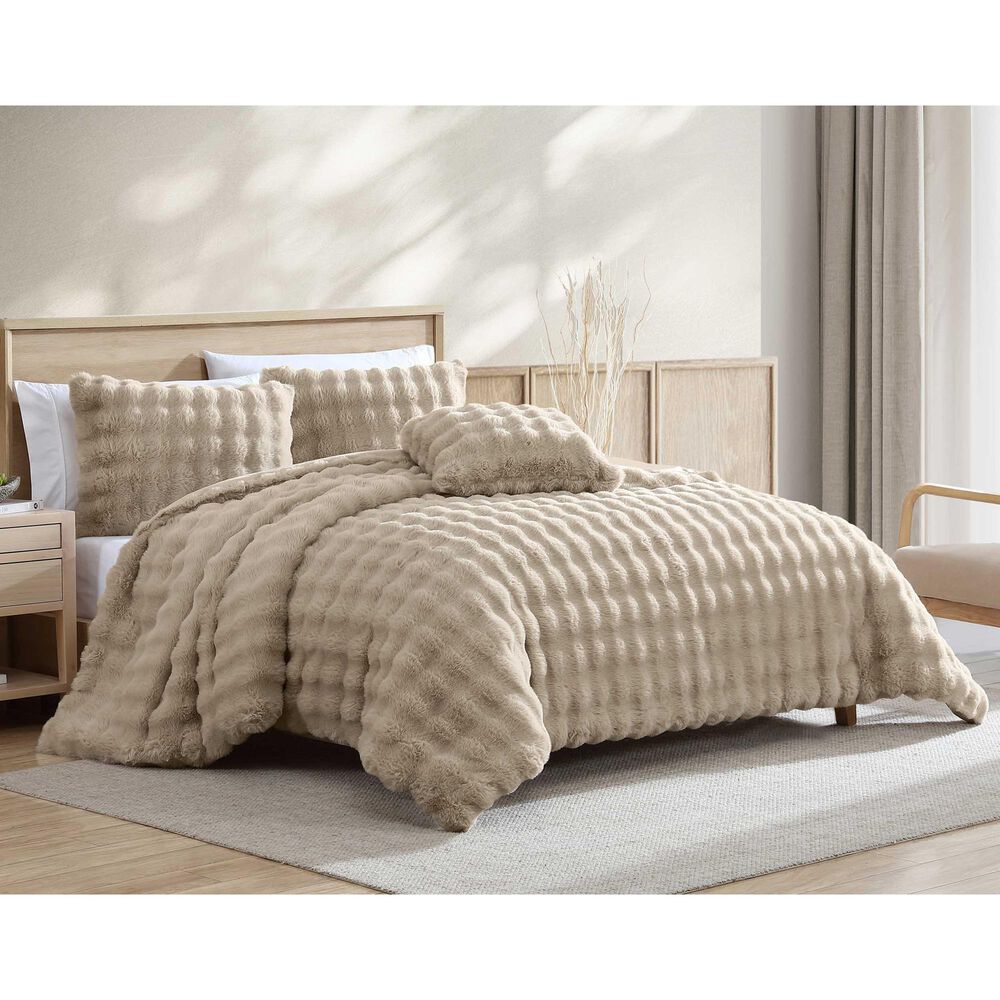 Hallmart Collectibles Bubble 20&quot; x 20&quot; Square Throw Pillow in Tan, , large