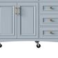 HOMLUX 52"" Kitchen Island with Drop Leaf in Blue Grey, , large