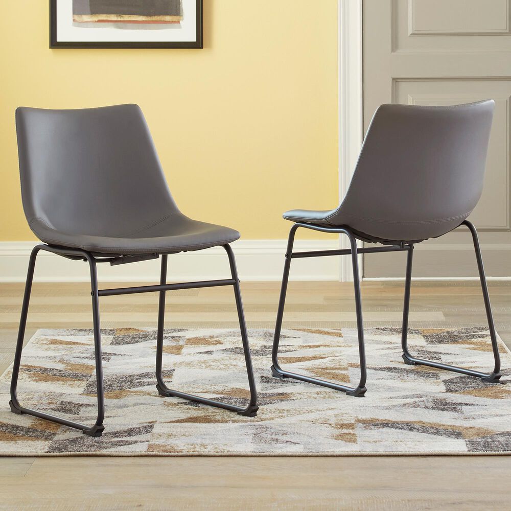 Signature Design by Ashley Centiar Side Chair in Gray (Set of 2), , large