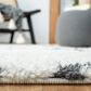 Safavieh August Shag AUG572A 2"2" x 9" Ivory and Black Runner, , large