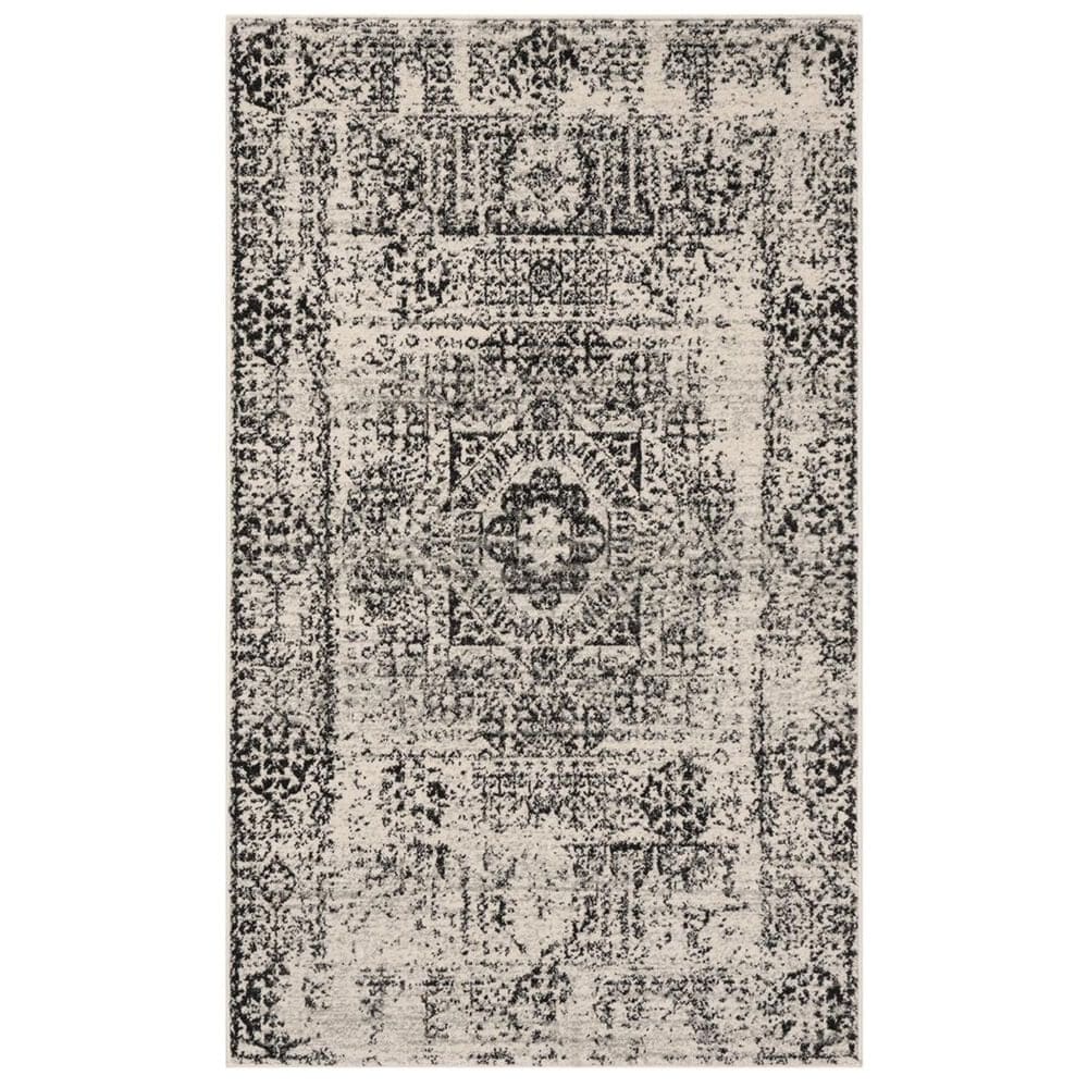Safavieh Evoke EVK260T 2"2" x 4" Ivory and Black Scatter Rug, , large