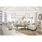 Ashley Claredon Ottoman in Linen, , large