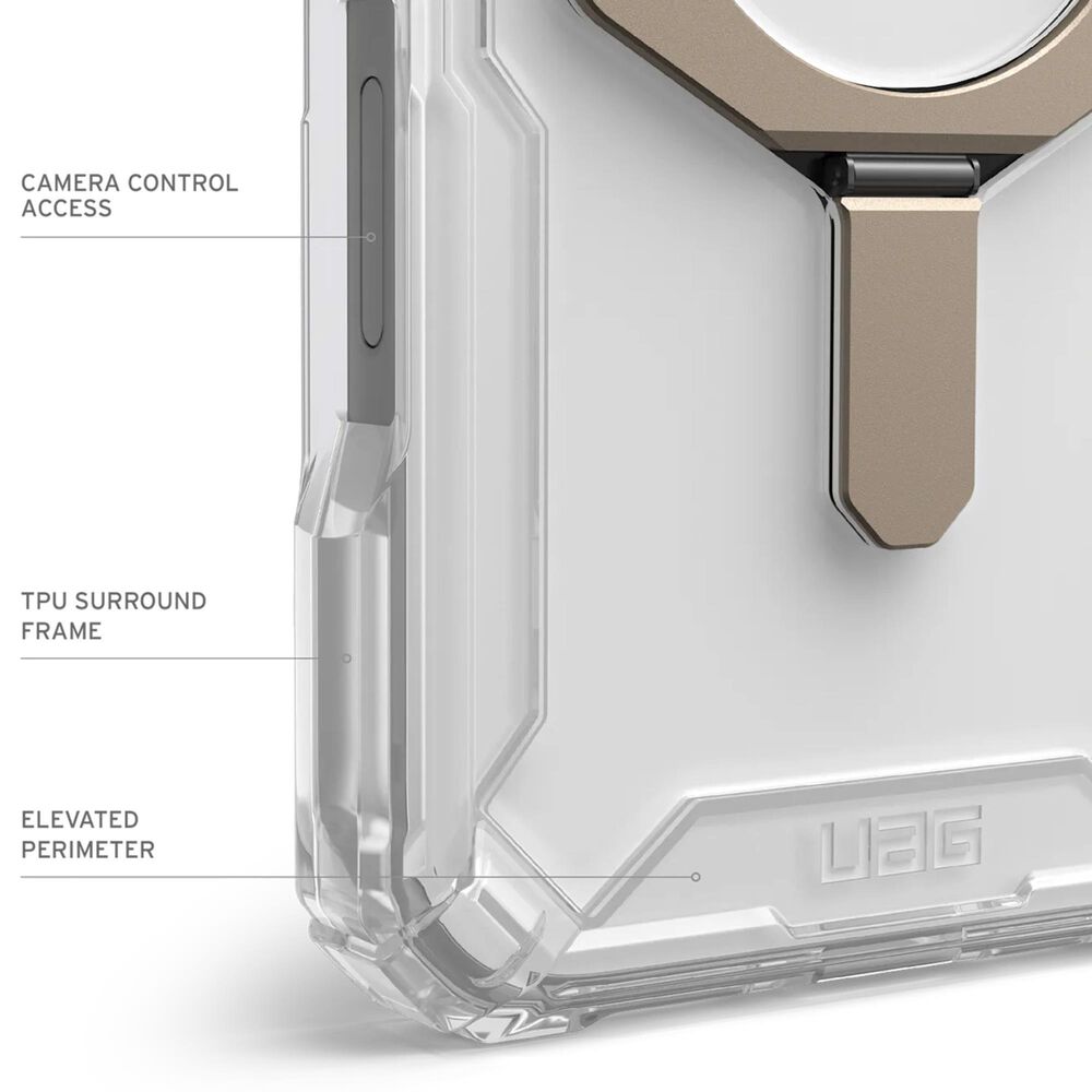 UAG Plasma XTE Series MagSafe Case for Apple iPhone 16 Pro Max in Clear and Titanium, , large