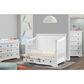 Sorelle 4 in 1 Storage Crib w/Toddler Rail, , large