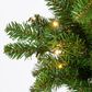 The Gerson Company 7" Alpine Pre-Lit Artificial Christmas Tree in Green, , large