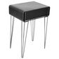 Uma Enterprises Modern Accent Table in Black, Brown and Gray, , large