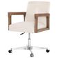 Four Hands Reuben Desk Chair in Lamont Nettlewood and Stainless Steel, , large