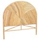 Baxton Studio Seana King Panel Headboard in Honey, , large