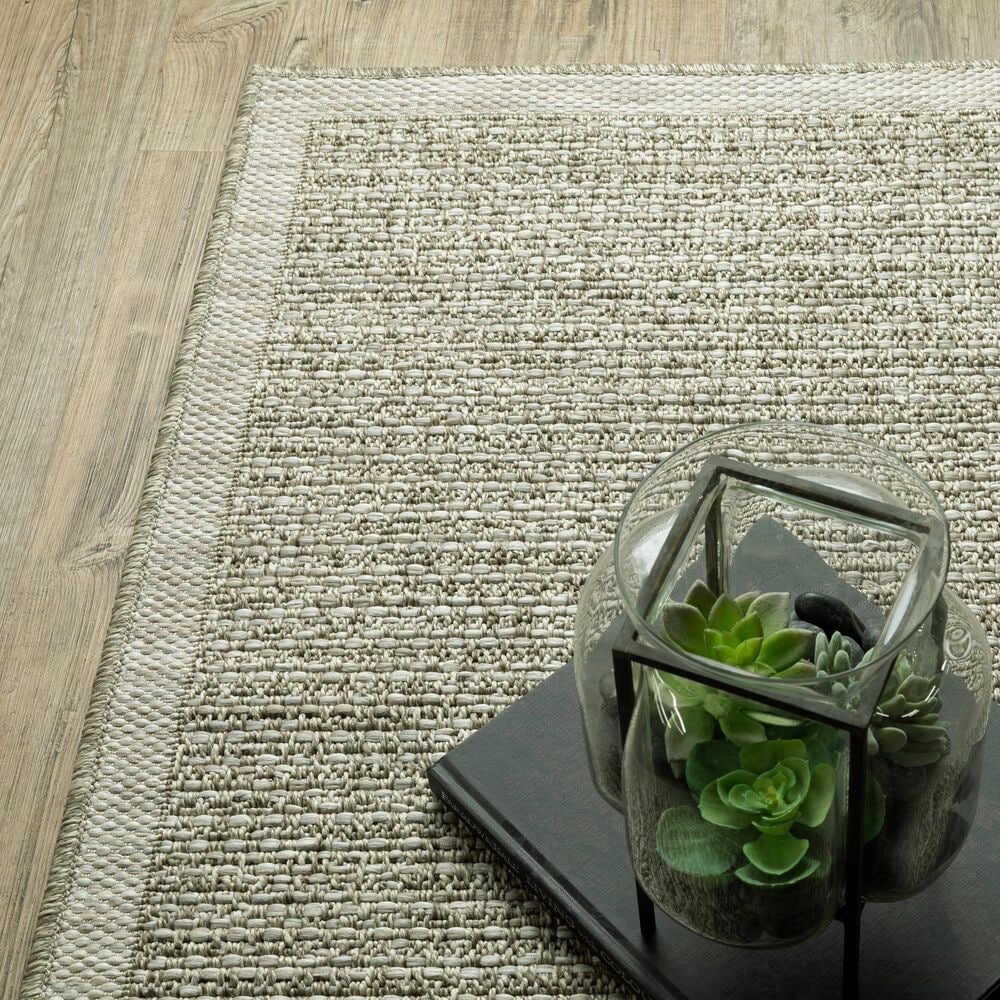 Oriental Weavers Tortuga TR12A 5&#39;3&quot; x 7&#39;3&quot; Beige Area Rug, , large