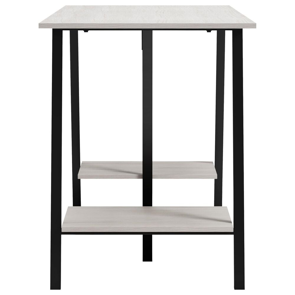 Ashley Bayflynn 2-Shelf Desk in White and Black, , large
