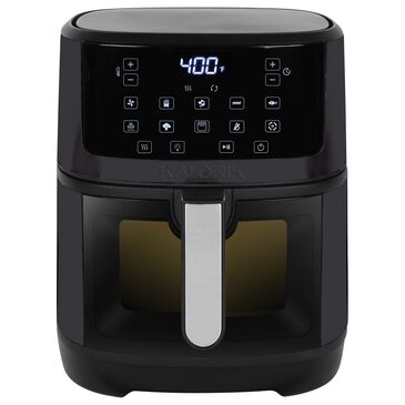 Kalorik 7-Quart Touchscreen Air Fryer with Window in Black, , large