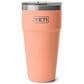 YETI Rambler 30 Oz Stackable Cup with MagSlider Lid in Lowcountry Peach, , large