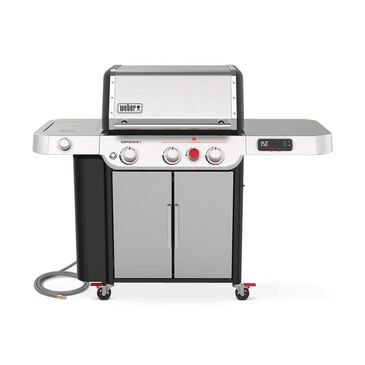 Weber Genesis Sx-335 Smart Natural Gas Grill in Stainless Steel, , large