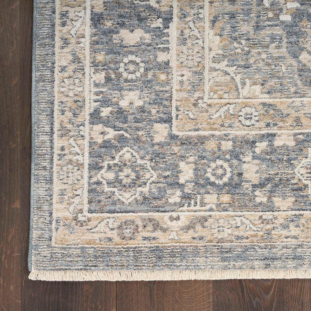 Nourison Retreat RET02 Blue 5'3" x 7'6" Area Rug, , large