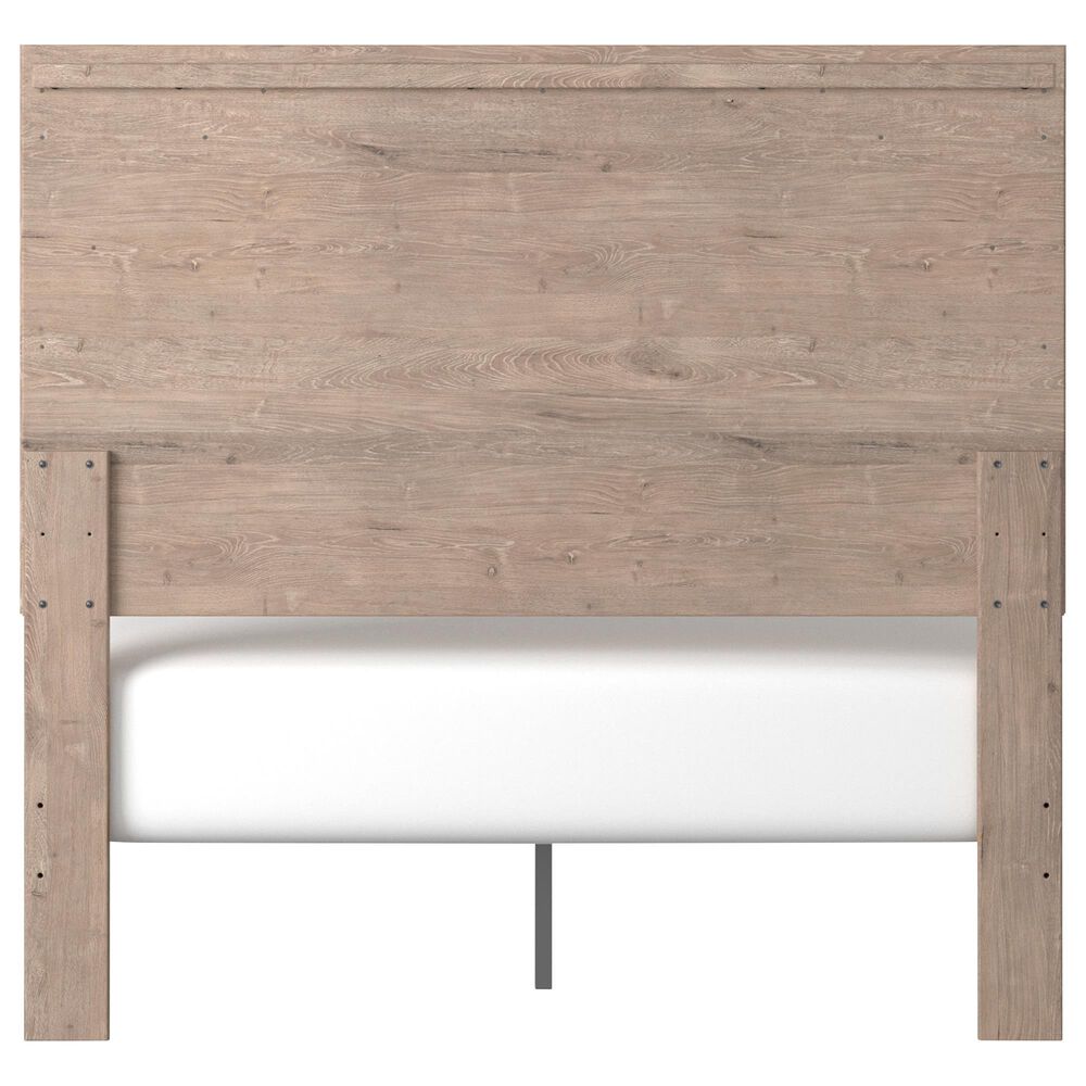 Ashley Senniberg 4-Piece Full Panel Bed Set in Light Brown and White, , large