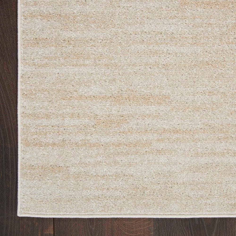 Nourison Essentials Ivory and Beige 5&#39; x 7&#39; Indoor/Outdoor Area Rug, , large