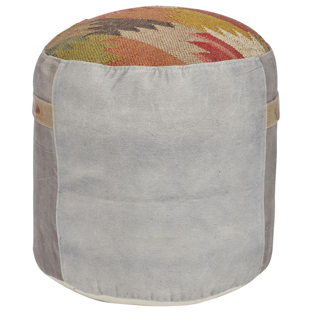 Maple and Jade Bike Stuffed Pouf in Multicolor, , large