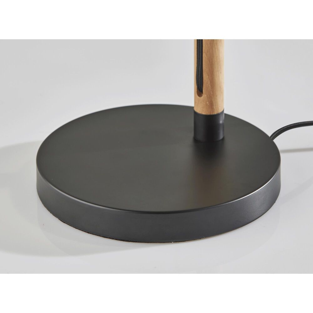 Adesso Elsie Table Lamp in Black and Natural, , large