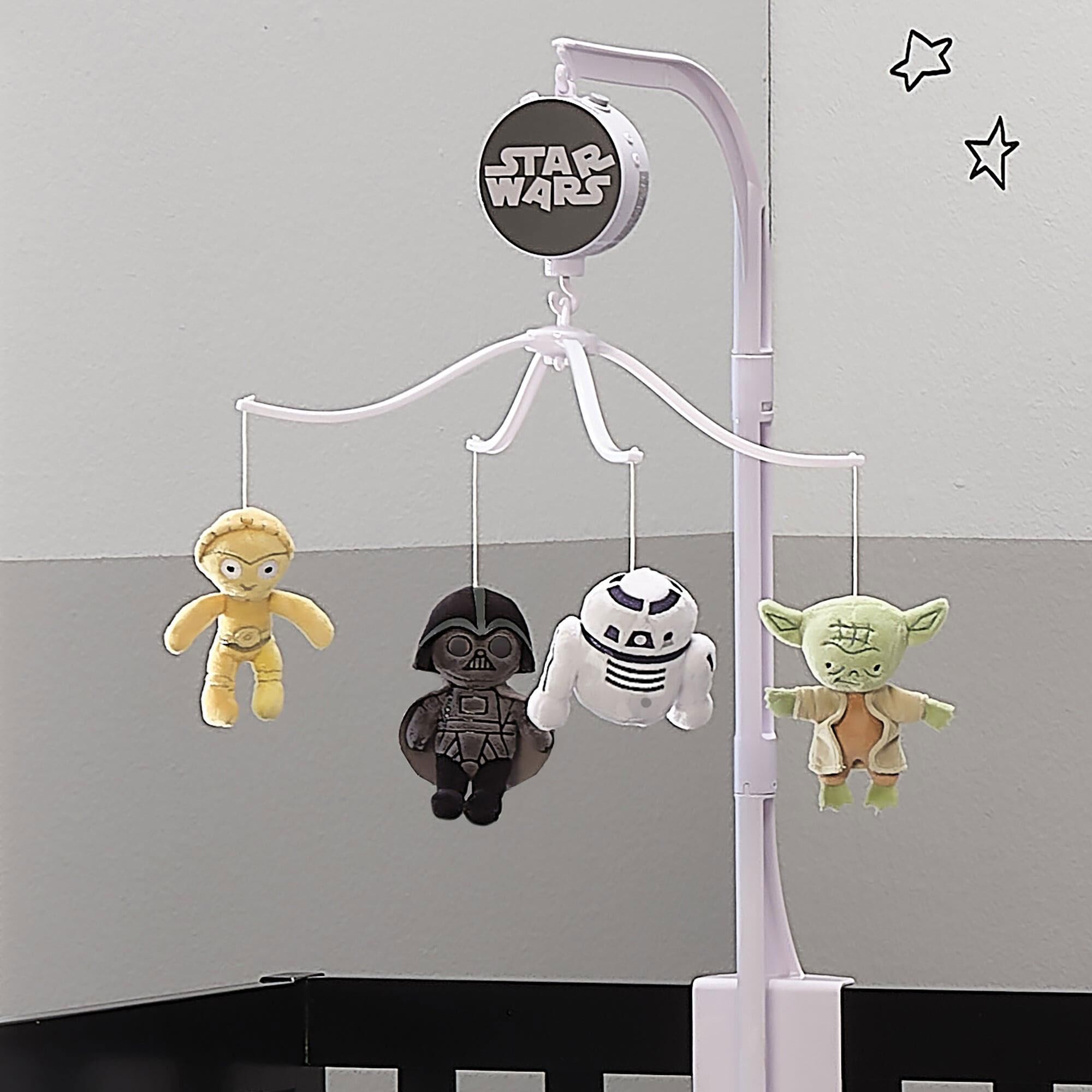 Lambs and Ivy Star Wars Classic Musical Baby Crib Mobile Soother
