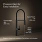 Kohler Components Semi-Professional Kitchen Sink Faucet in Matte Black, , large