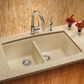 Blanco Performa 33" Equal Double Bowl Kitchen Sink in Truffle, , large