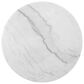 Bassett Mirror Gavin Round End Table in Driftwood and White, , large