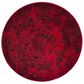 Safavieh Adirondack ADR101F-4R 4" x 4"  Red/Black Round Rug, , large