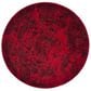 Safavieh Adirondack ADR101F-4R 4" x 4" Red/Black Round Rug, , large