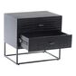 Moe"s Home Collection Atelier 2 Drawer Nightstand in Black, , large