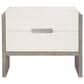 Bernhardt Foundations 2 Drawers Nightstand in Linen and Light Shale, , large