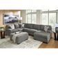 Ashley Clarington Oversized Accent Ottoman in Greystone, , large