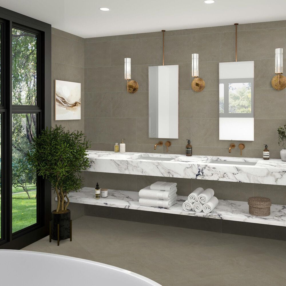 Dal-Tile Exposition Greige 12" x 24" Porcelain Tile, , large