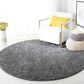 Safavieh August Shag AUG900F 8"6" Round Grey Area Rug, , large