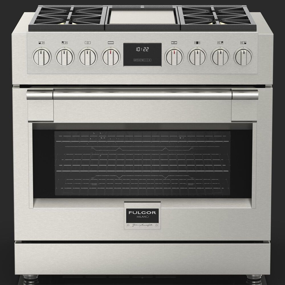 Fulgor Milano Sofia 5.7 Cu. Ft. 36&quot; Professional All Gas Range in Stainless Steel, , large