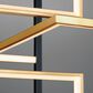 Maxim Lighting Chamber LED Pendant in Black and Gold, , large