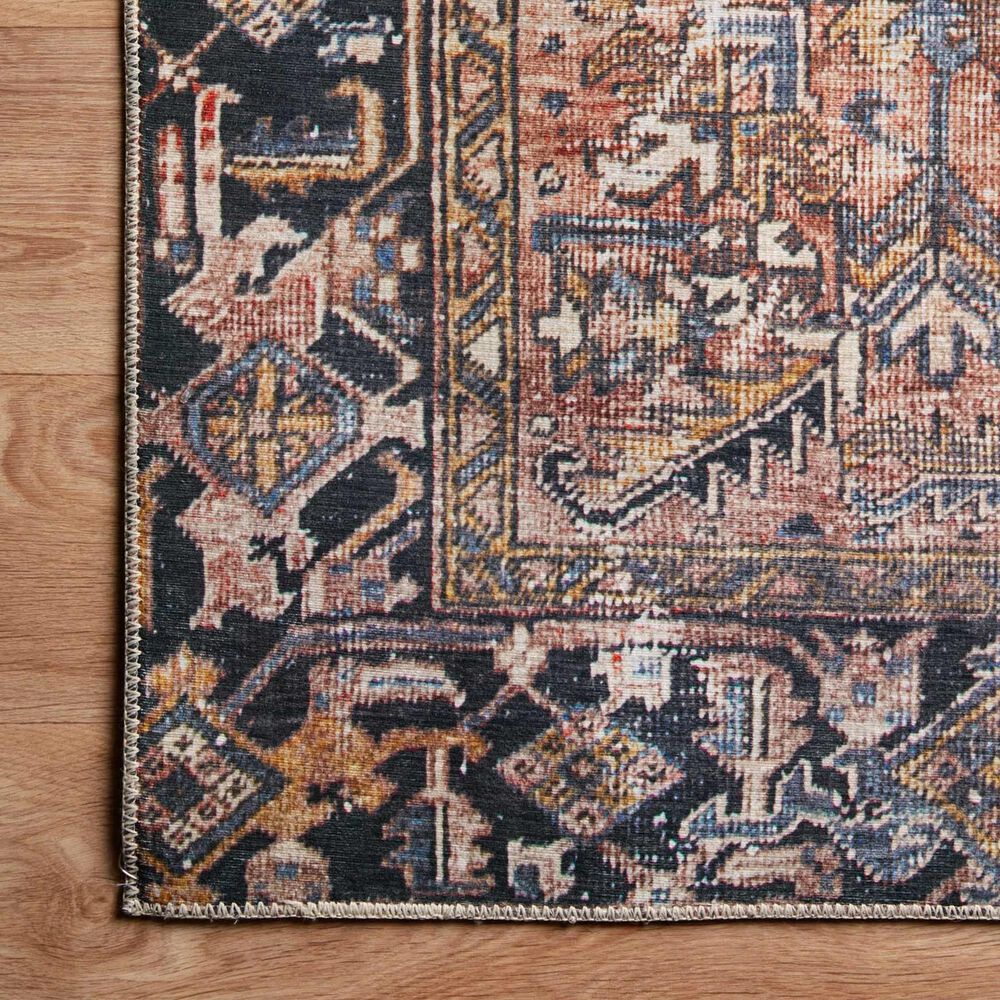Chris Loves Julia x Loloi Jules 2&#39;6&quot; x 9&#39;6&quot; Terracotta and Multicolor Runner, , large