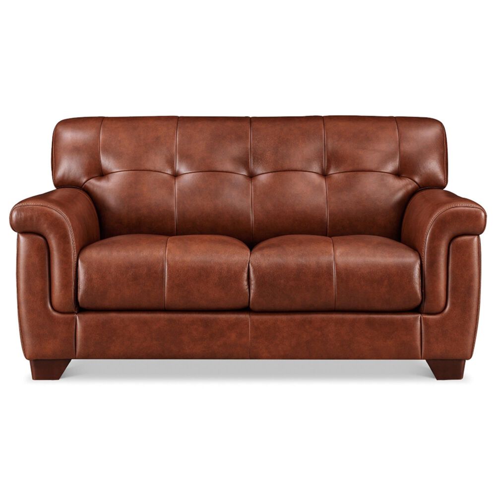 Hydeline Marylyn Stationary Loveseat in Berlin Brandy, , large