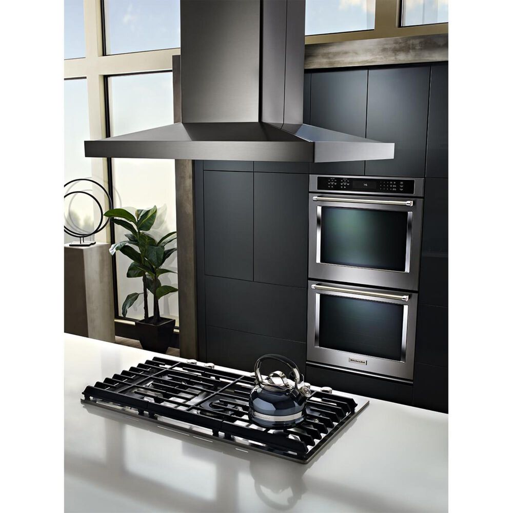 KitchenAid 42&#39;&#39; Island-Mount 3-Speed Canopy Hood in Stainless Steel, , large