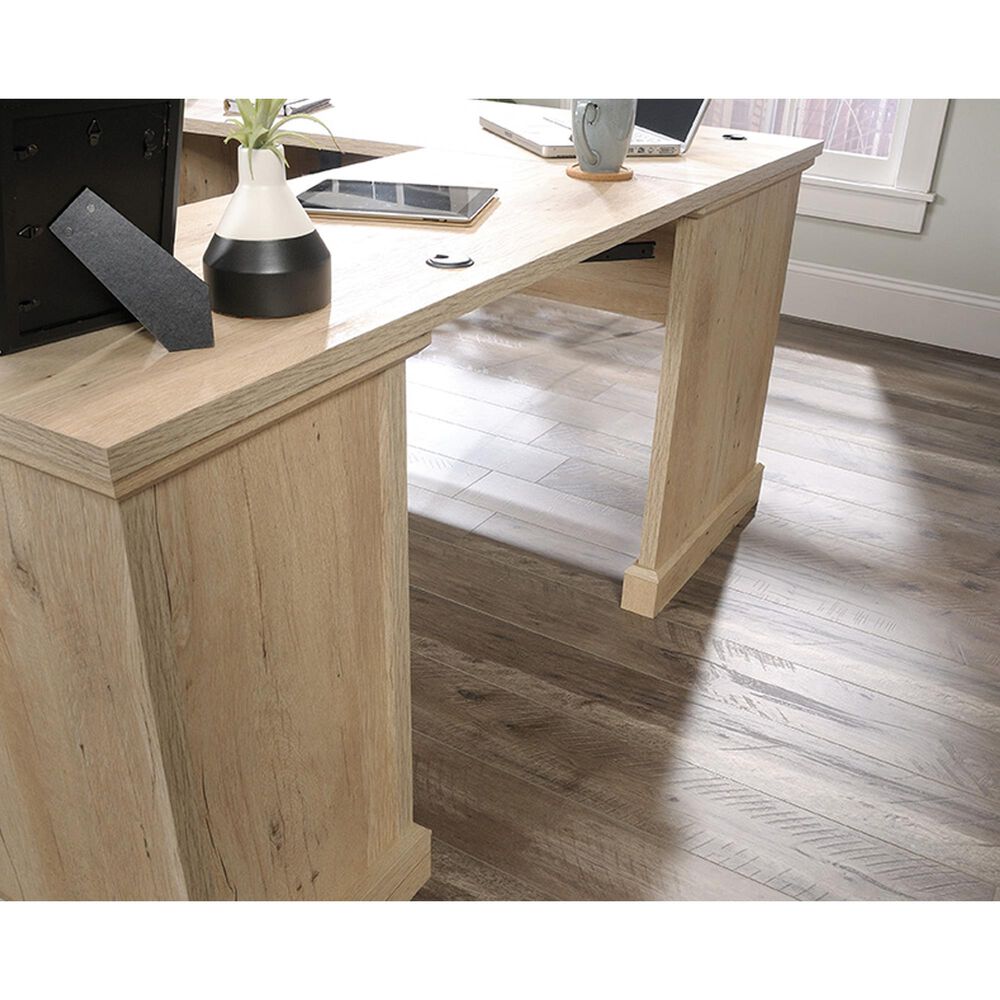 Sauder Aspen Post L-Shaped Desk in Prime Oak, , large